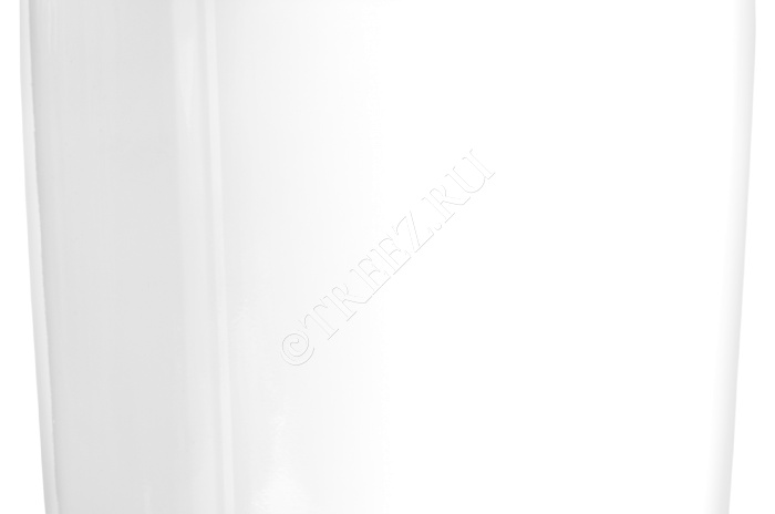 Кашпо TREEZ Effectory - серия Gloss - Высокий Дивайдер - белый глянцевый лак